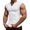 White, variant on Waffle Knit Tank Tops Men Lightweight Breathable V Neck Muscle Sleeveless Shirt Athletic Running Gym Tanks
