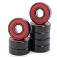 thumbnail image 2 of Roulement de Roue de Patin à Roulettes en Ligne 608 RS 608RS Roulements à Billes de Planche à Roulettes 608RS Rouge Scellé 8x22x7mm Arbre (Taille : 16 Pcs, Style : 608RS Bleu), Facile à Utiliser, 2 of 9