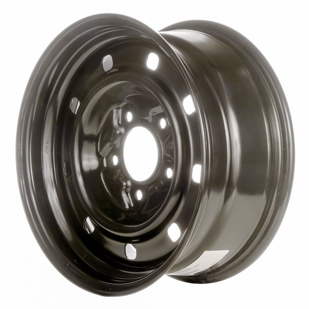 Action Crash Parts, 16 X 7 Reconditioned OEM Steel Wheel, Black, Fits