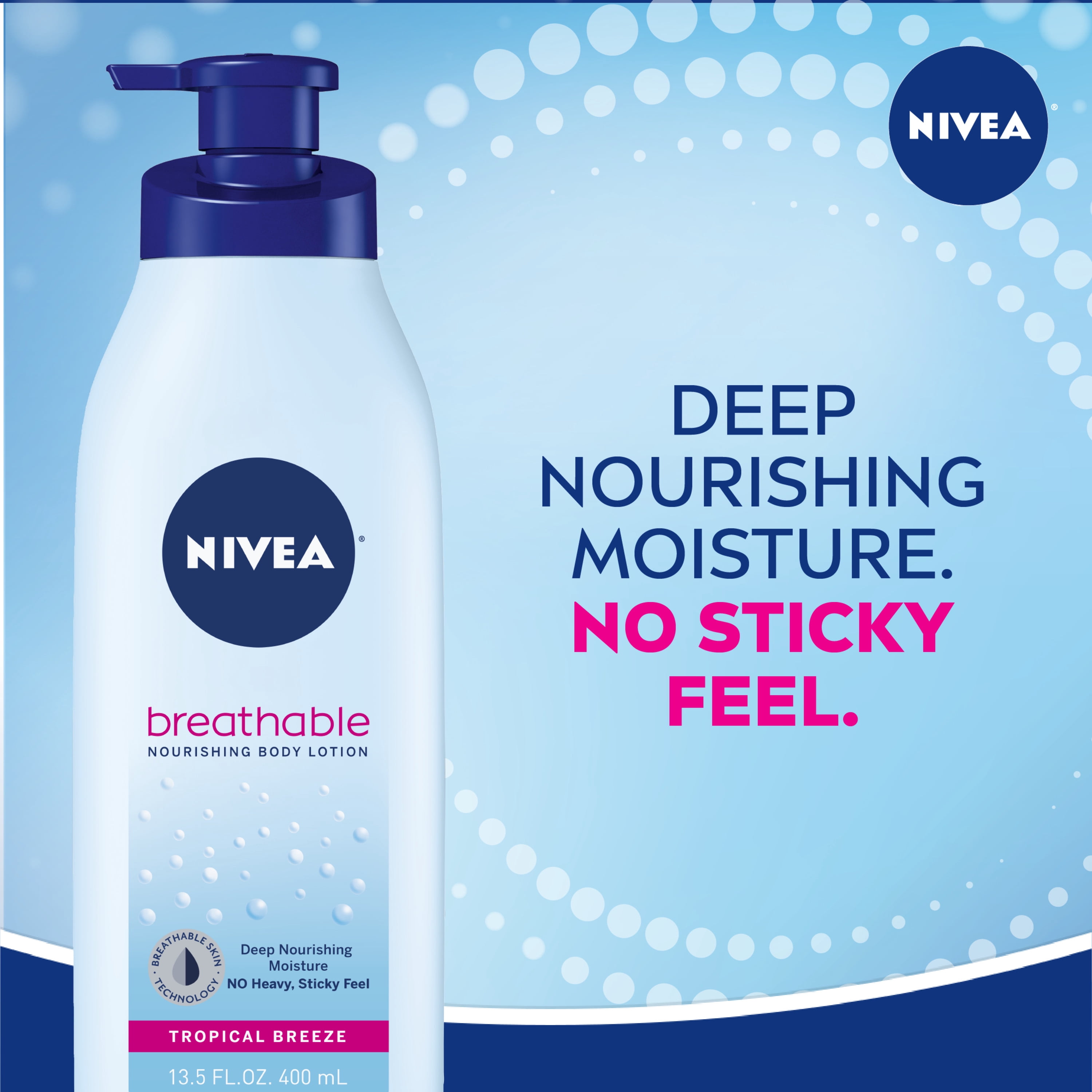 nivea lotion breathable