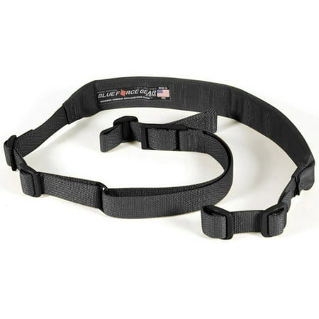 Padded 2 Point Sling (Blue Force Gear Sling, Molded Acetal Adjuster, No Quick Release, Attached with TriGlide instead of Loop Lock, 2-Point Padded Combat)