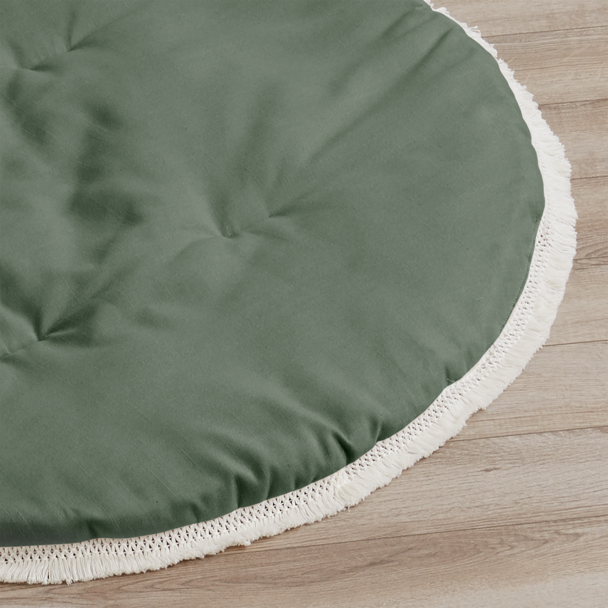 Sweet Jojo Designs Diamond Tuft Sage Green and Ivory Baby Play Mat