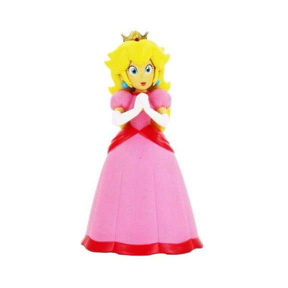 Super Mario Bros. Collectible Princess Peach, 7 Years & Up, PVC Orange