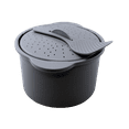 thumbnail image 5 of Dependable Industries Inc. Essentials Multi Use Microwave Rice and Grain Cooker Vegetable Steamer with Mixing Serving Paddle and Measuring Cup  2.7L, 5 of 5