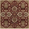thumbnail image 5 of Hauteloom Elkins Wool Living Room, Bedroom Farmhouse Area Rug - Traditional Floral Carpet - Bohemian Paisley Vibe - Purple, Red, Brown, Orange - 12' x 15', 5 of 13