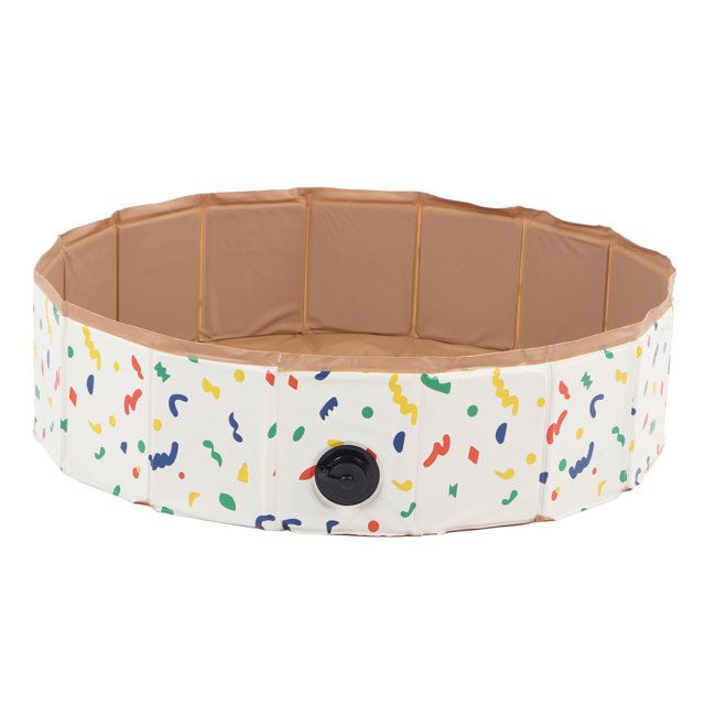 Piscina de bolas portátil para niños, valla grande plegable para juegos de piscina para niños pequeños, para interior y exterior, medio