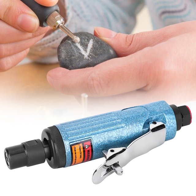 Herramienta de rectificado neumático, AT-7032B Amoladora neumática de aleación de aluminio azul Amoladora neumática Tecnología de vanguardia