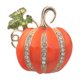 thumbnail image 1 of Abrigo, jersey, accesorio, ramillete, broche con forma de calabaza con diamantes de imitación, broche decorativo europeo, broche con hebilla para cárdigan., 1 of 8