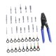 thumbnail image 4 of Kit de 340 conectores de pines para terminales de cables eléctricos de coche, arnés de cables premium para automóviles 340 piezas con alicates, 4 of 9