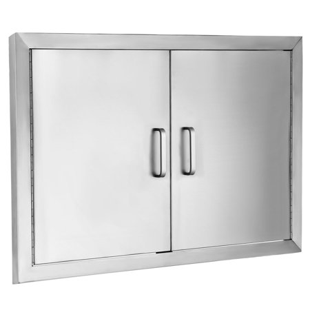 Stainless Steel Doors Outdoor Kitchens - VEVOR BBQ Door 304 Commercial Grade Stainless Steel Doors 31