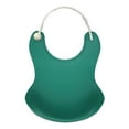 thumbnail image 2 of Visland 1/2 PCS Waterproof Soft Silicone Baby Bibs,Easy Clean With Big Roll Up Pocket, 2 of 8
