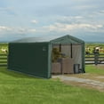 thumbnail image 3 of Sheltertube Wind And Snow-Load Rated Garage, 10X18X8 Green, 3 of 12