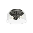 thumbnail image 2 of Hunter - Hartland 2-light Noble Bronze, Medium Size Flush Mount Light, Dimmable, Casual Style, Round Shaped, for Bedrooms, Dining, Living Rooms - 19015, 2 of 8