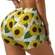 thumbnail image 1 of Fotbe Sunflowers Shorts Sin Costuras – Shorts Deportivos de Cintura Alta para Mujer, Elásticos para Gimnasio, Yoga, Running o Ciclismo-Large, 1 of 8