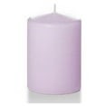 thumbnail image 1 of yummi 3" x 4" Lavender Round Pillar Candles - 3 per Pack, 1 of 3