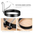 thumbnail image 3 of Juego de 4 piezas para formas perfectas de huevos y panqueques Anillos de cocina de acero inoxidable, 3 of 4