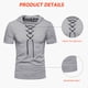 thumbnail image 4 of Sudadera con capucha deportiva de manga corta táctica gris retro para hombre, sudadera con capucha para deportes al aire libre, 4 of 6