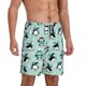 thumbnail image 2 of Balery Winter Skiing Penguin Pantalones cortos de pijama de punto de algodón para hombre con cinturilla y bolsillos-4X-Large, 2 of 6