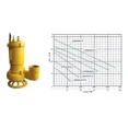 thumbnail image 2 of Bomba Sumergible para Agua Sucia, 1 HP, Shimge, 2 of 2
