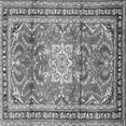 thumbnail image 1 of Ahgly Company Indoor Square Persian Gray Traditional Area Rugs, 5' Square, 1 of 1