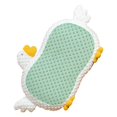 thumbnail image 4 of Cat Belly Pillow Memory Foam Slow Rebound Throw Pillow Goose Shape Fuzz Single Cushion Green, 4 of 12