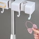thumbnail image 4 of Soporte de escoba blanco, soporte de trapeador, organizador de pared montado, estante resistente, cocina, lavandería, sala de jardín, almacenamiento de escobas, 4 of 7