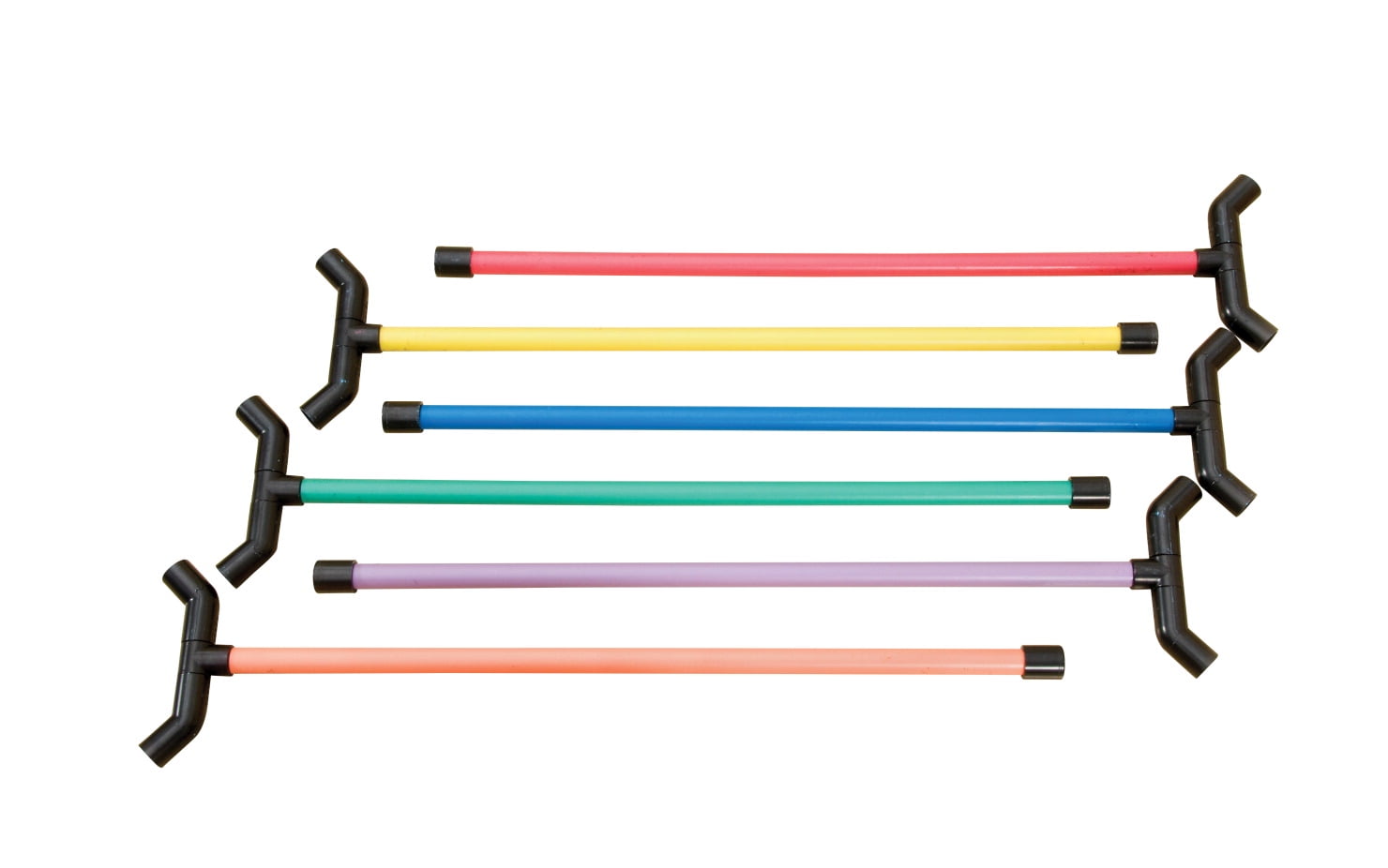 Sportime Simply Shuffleboard Cue, 36", MultiColor, Pack of 6