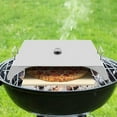 thumbnail image 4 of Pizza Oven For Grill, Pizza Oven Kit, Stainless Steel Portable Pizza Oven For Gas, Portable Propane Pizza Oven, With Thermometer, Pizza Stone, Bbq Tong, For 12-Inch Large Pizzas (no pizza spatula), 4 of 16