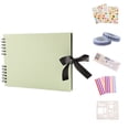 thumbnail image 1 of Rengui Diy Photo Album Horizontal Bow Storage Album Set Photo Album Gift Box Set 6Ml Summer Savings Clearance, 1 of 1