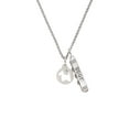thumbnail image 2 of Delight Jewelry Silvertone Scottie Dog Silhouette Silvertone Best Friends Forever Bar Charm Necklace, 23", 2 of 4