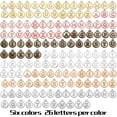 thumbnail image 5 of 156pcs Alphabet Letter Charms A-Z Pendants Charms Capital Letter Pendant for Necklace Bracelet Jewelry Crafts DIY,6 Sets, 5 of 6