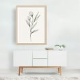 thumbnail image 3 of Abstract Flower Line Art - Line Drawing Line Art Floral Minimalist Black and White Botanical Flowers Nature Unframed Wall Art Print 12 x 16 inches, 3 of 4