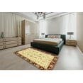 thumbnail image 4 of Ahgly Company Indoor Rectangle Abstract Chocolate Brown Oriental Area Rugs, 5' x 7', 4 of 6