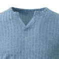 thumbnail image 6 of FRSASU Men's Muscle Slim T-Shirts Soft Stretch Slim Fit Short Sleeve Compression Shirt Bodybuilding Gym Workout Athletic Tops Light Blue, 6 of 6