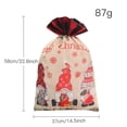 thumbnail image 5 of Large Christmas Candy Bag Gift Snowman Deer Christmas Decoration-22.8"x14.5", 5 of 6