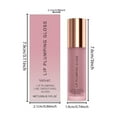 thumbnail image 2 of Lip Plumper Gloss, Metallic Lipstick, Long-Term Hydrating Lip Plumping Gloss for Flat Dull Dry Lips, Softening Smooth Texture with Nourishing Ingredients, 2 of 9