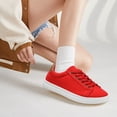 thumbnail image 5 of Unisex Adult Fashion Canvas Shoes Women’s Men’s Low Top Sneakers Breathable Lightweight Casual Walking Running Sneakers, 5 of 6