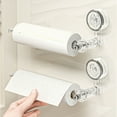 thumbnail image 6 of Without Drilling Suction Cup Paper Towel Rack Multipurpose Organizers Portable for Kitchen Cabinet Organization, 6 of 16