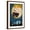 Brown Frame, variant on Art.com Vail, Colorado - Ski Lift and Full Moon Art Print by Lantern Press, Black Frame Wall Art, 17" x 23"