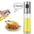 thumbnail image 1 of Botella pulverizadora de aceite, dispensador pulverizador de vinagre de 100 ml, botella de vidrio de aceite de oliva para asar en aerosol, 1 of 6