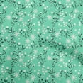 thumbnail image 1 of oneOone Cotton Poplin Sea Green Fabric Kids Floral Quilting Supplies Print Sewing Fabric By The Yard 42 Inch Wide, 1 of 4