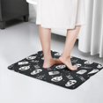 thumbnail image 4 of Ghost Boo Halloween Pattern Flannel Non Slip Door Rugs,Washable Door Mats Indoor,Decorative Door Mats,Dirt-Resistant and Absorbent Doormat for Entrance,Bedroom,Kitchen,Bathroom,31.5x17in(80x43cm), 4 of 4