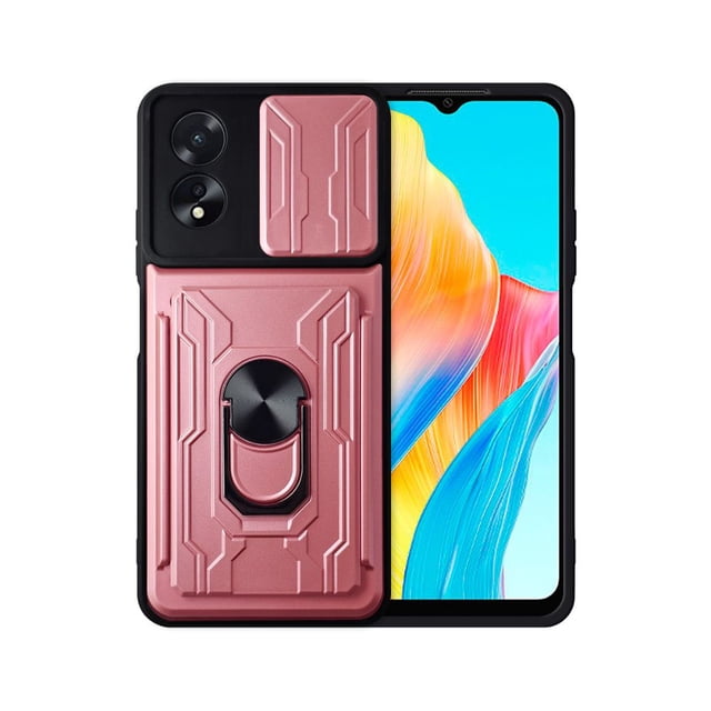 Funda Anillo y Tarjetero Card Slot para Oppo A38