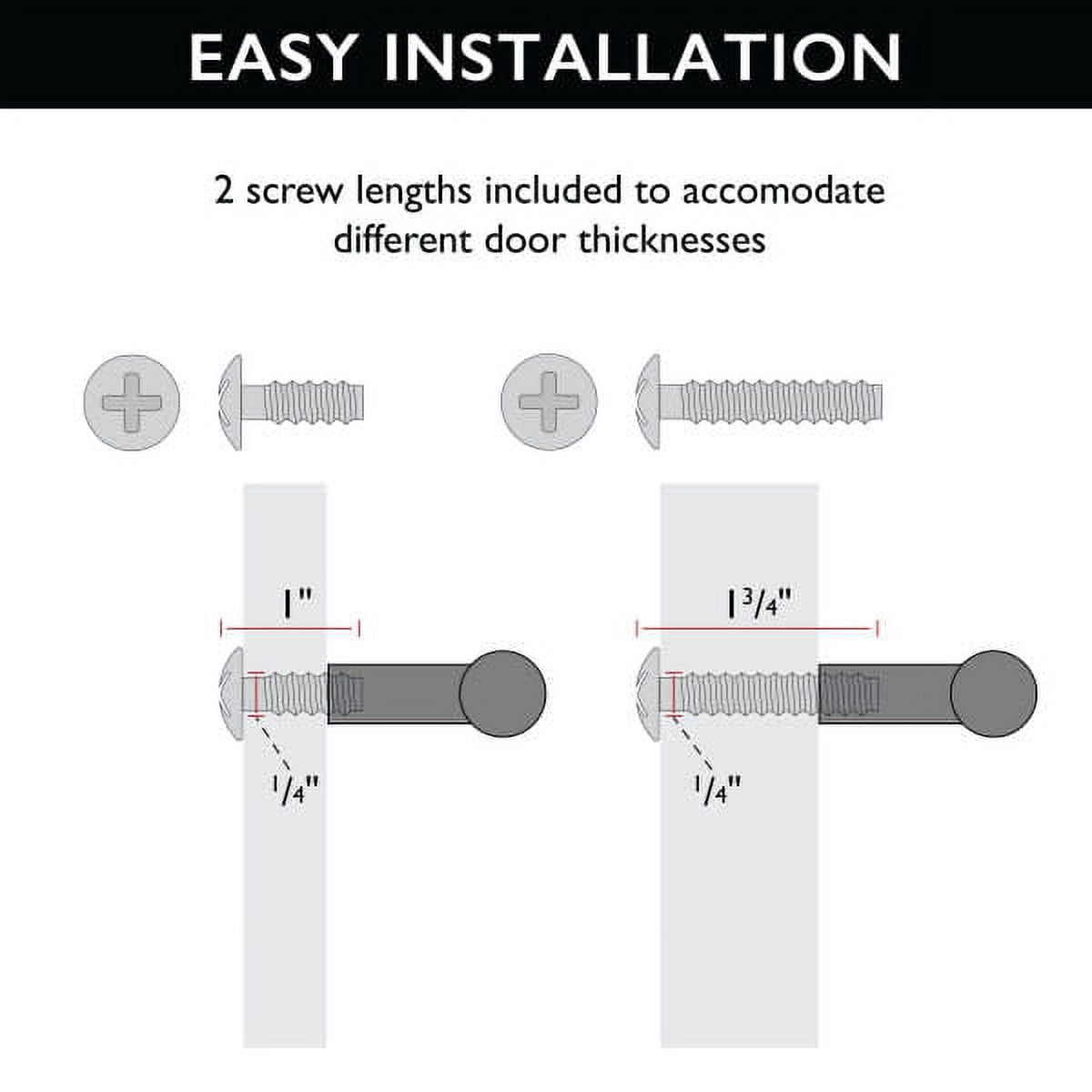 Design House 189167 Gage 5 in. Center-to-Center Kitchen Drawer Pulls Cabinet Handles, Matte Black (10-Pack)