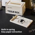 thumbnail image 4 of 50% 0ff Clearance! Wall-mounted Tissue Box Automatic Lifting Paper Box Kitchen Bathroom Household Personalized Fashion Tissue Storage Box, 4 of 7