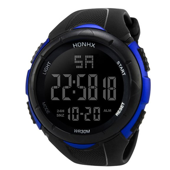 Jewelry VerPetridure Luxury Men Analog Digital Military Sport LED Wrist Watch