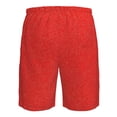 thumbnail image 6 of Wukai Red Glitter Print Beach Trunks with Compression Liner Swimsuit Quick Dry Beach Sports Shorts with Pocket-3X-Large, 6 of 8