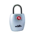 thumbnail image 3 of Candado Llave TSA Multiusos WALLIS Plata Pequeño Seguridad A810625, 3 of 3