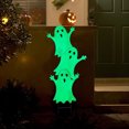 thumbnail image 5 of Lilgiuy Halloween Decorations 3 Ghost Yard Signs Stakes Lawn Decorations Signs Hanging Ghost with Luminous Face Sticker for Garden Yard Scary Halloween Party Supplies Props Outdoor Decorations, 5 of 5