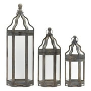 Melrose Set of 3 Victorian Style Candle Lanterns 36